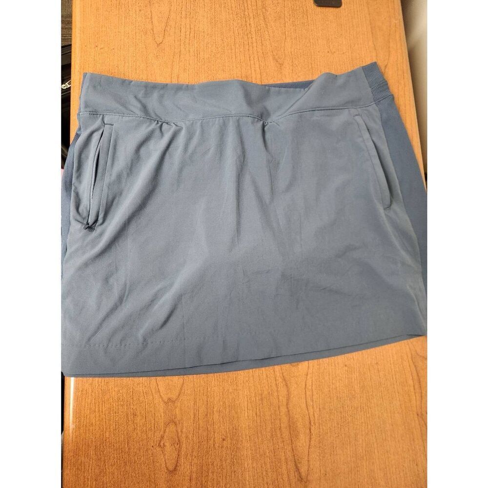 Members Mark Women's Stretch Woven Active Skort blue XXL